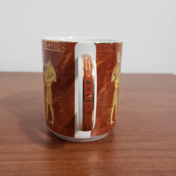 Vintage Egypt Coffee Mug Fathi Mahmoud Pâte et email Limoges Fonde en 1942 - Picture 4 of 6